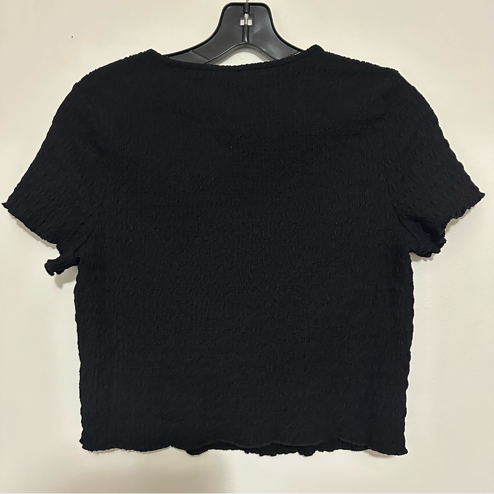 H&M Divided Women’s Crop Top Black‎ Size Large - Picture 6 of 6